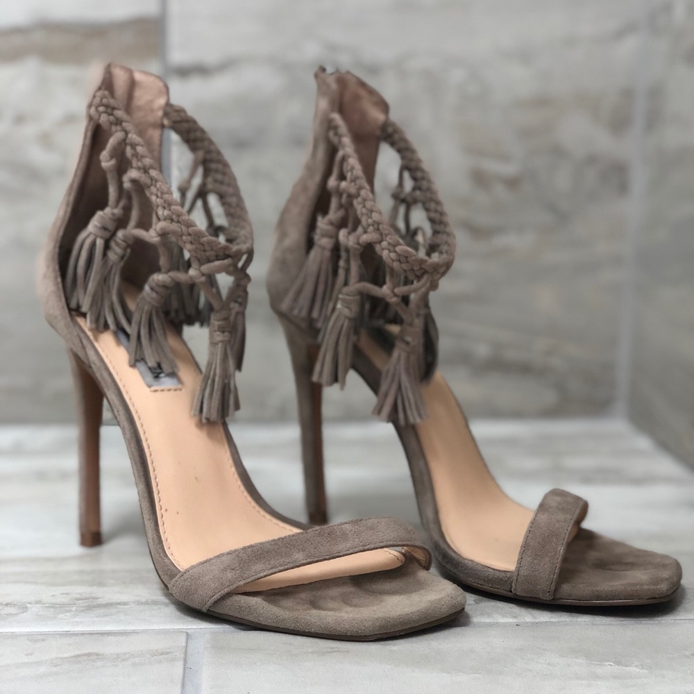 steve madden fringe heels